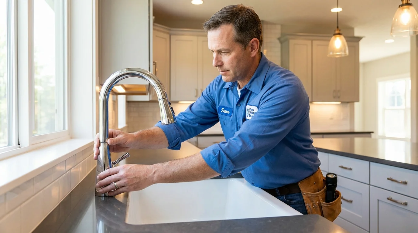 Kitchen faucet installation by Johns Plumbing LLC in Buckley