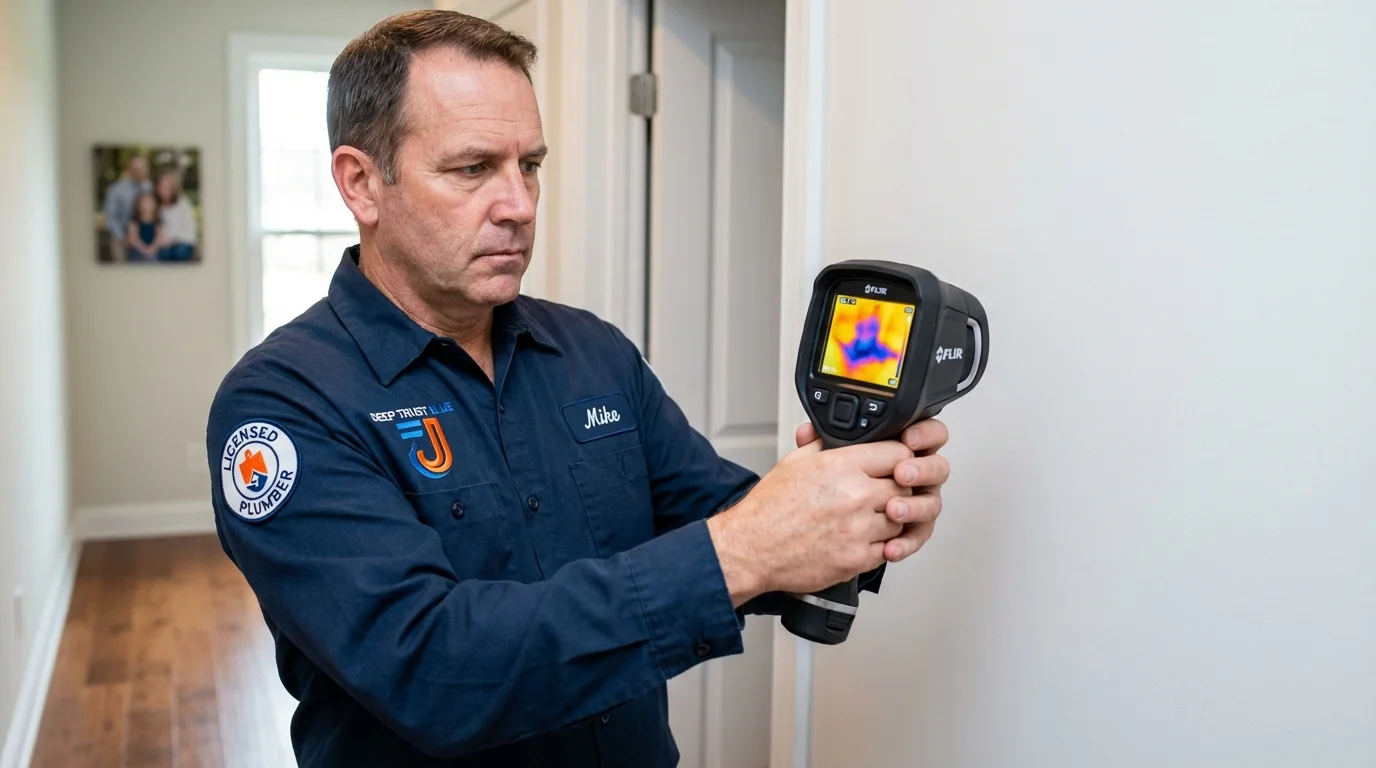 Thermal imaging leak detection by Johns Plumbing LLC in Buckley